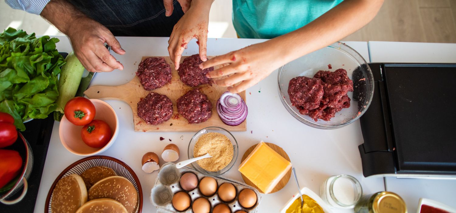 Making beef patties