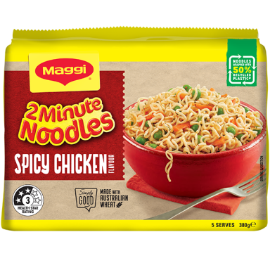 MAGGI 2 minute noodles Spicy Chicken FOP