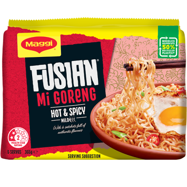 MAGGI FUSIAN Noodles Mi Goreng Hot & Spicy Flavour - FOP