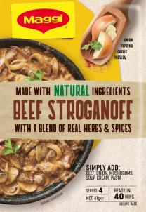 MAGGI Beef Stroganoff Recipe Base Serves 4