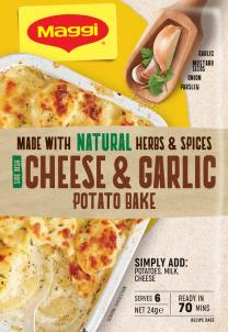 MAGGI Creamy Cheese & Garlic Potato Bake Side Dish Serves 4