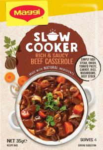 MAGGI Slow Cooker Beef With Rich Sauce Recipe Base Serves 4