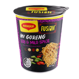 MAGGI FUSIAN Noodles Mi Goreng Soy & Mild Spice Flavour Cup